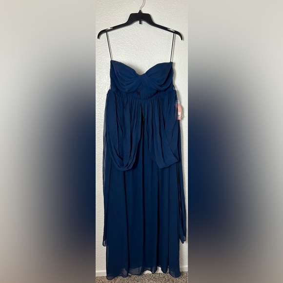Birdy Grey Grace Convertible Dress in Chiffon Navy - Picture 6 of 9